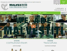 Tablet Screenshot of malvestiti.com